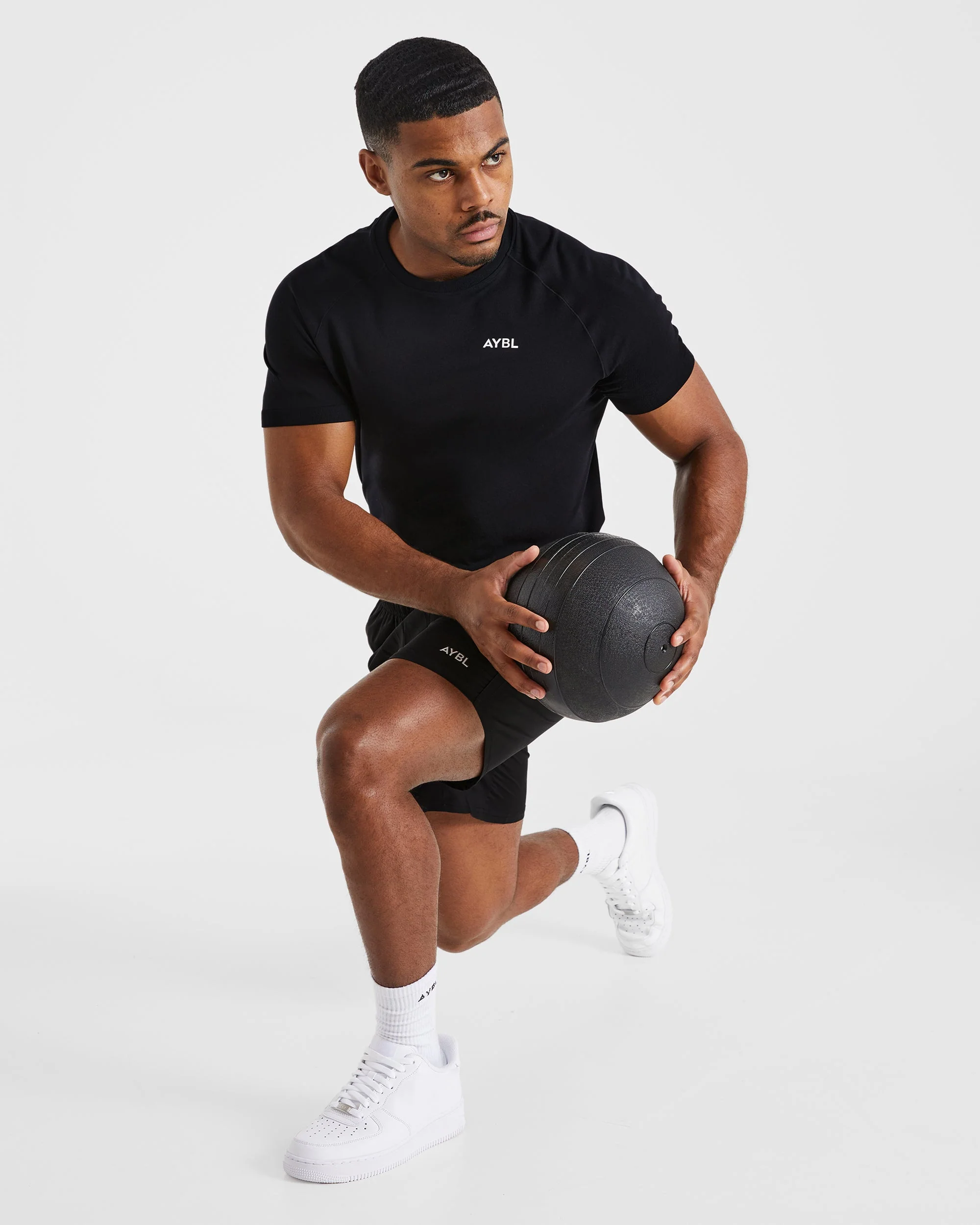 Ascend Seamless T Shirt - Noir - Image 8