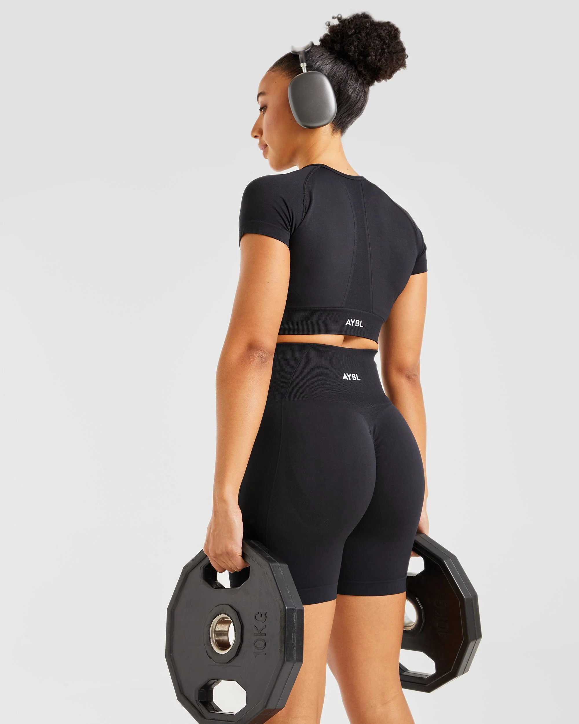 Empower Seamless Cycling Shorts - Noir - Image 7