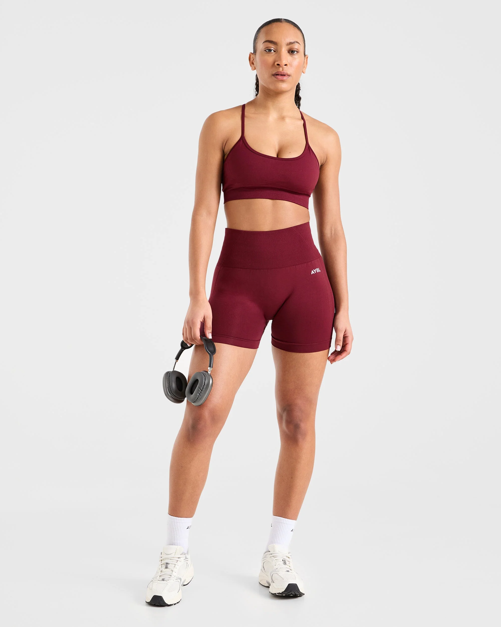 Empower Seamless Shorts - Rouge Wine - Image 8