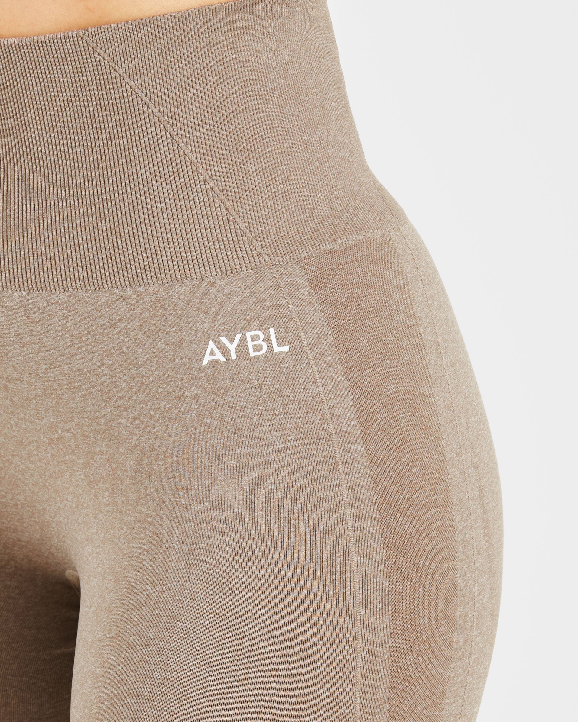 Empower Seamless Shorts - Taupe Marl - Image 6
