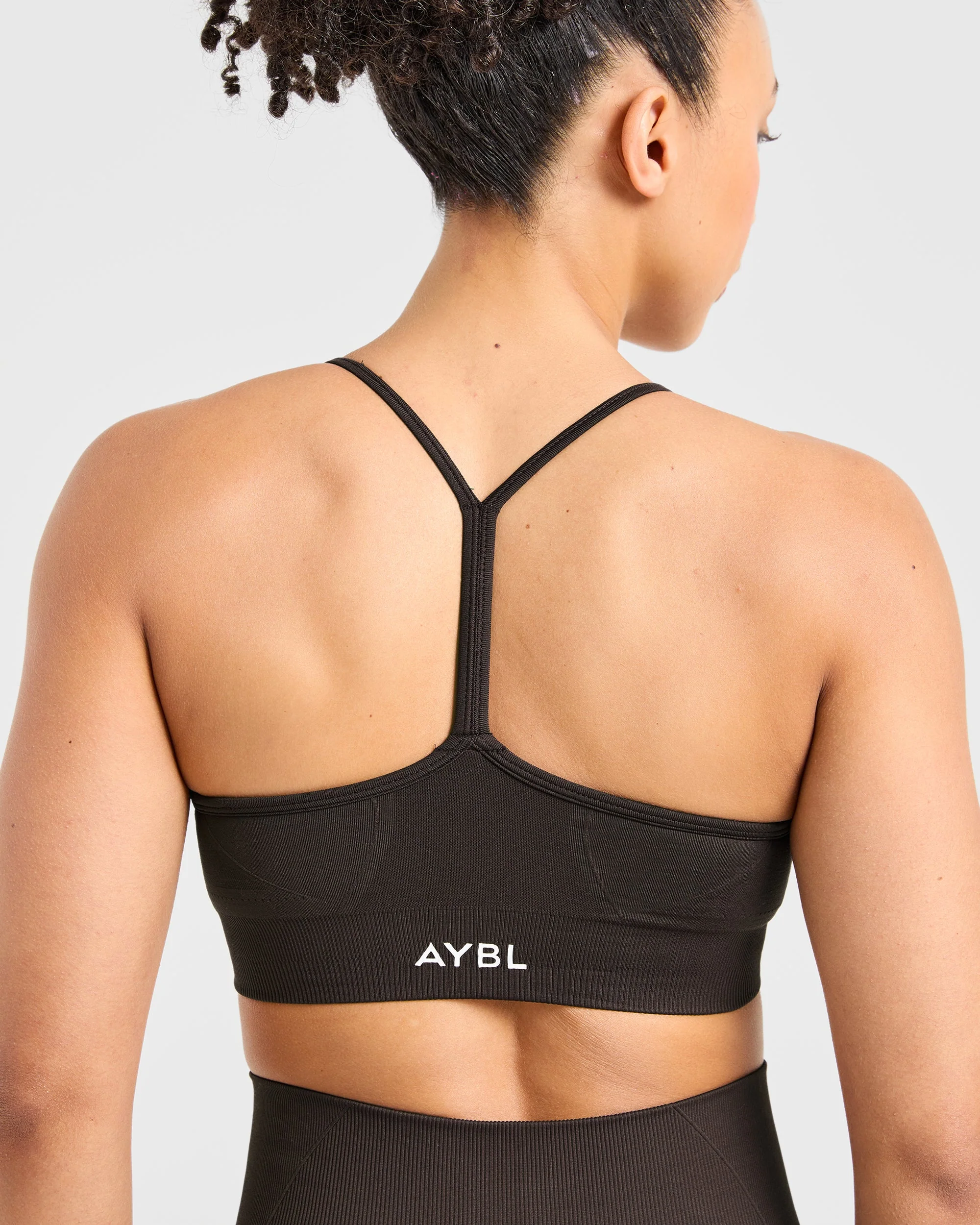 Empower Seamless Sports Bra - Cocoa Marron - Image 6