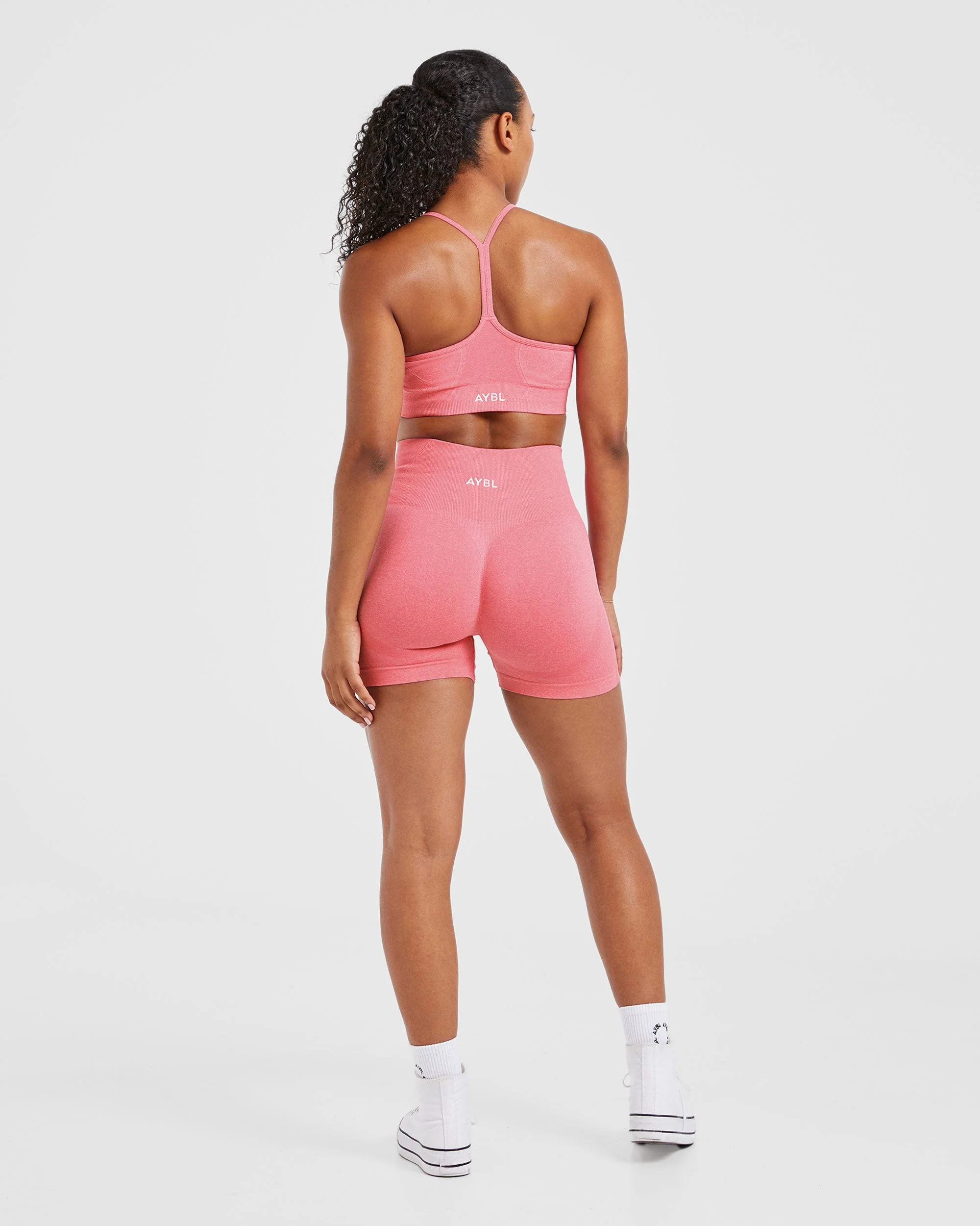 Empower Seamless Sports Bra - Rose Marl - Image 4