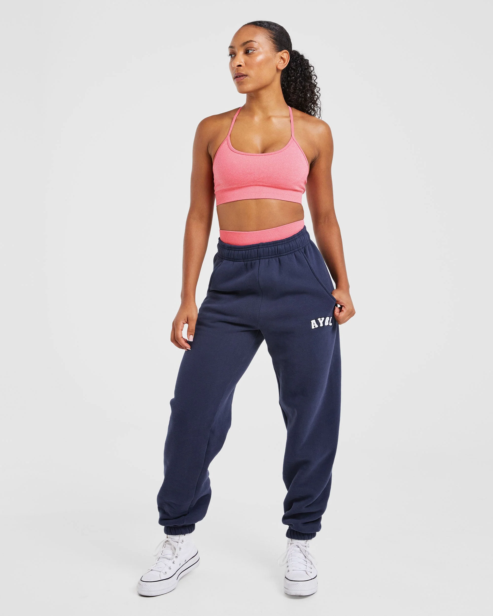 Empower Seamless Sports Bra - Rose Marl - Image 8