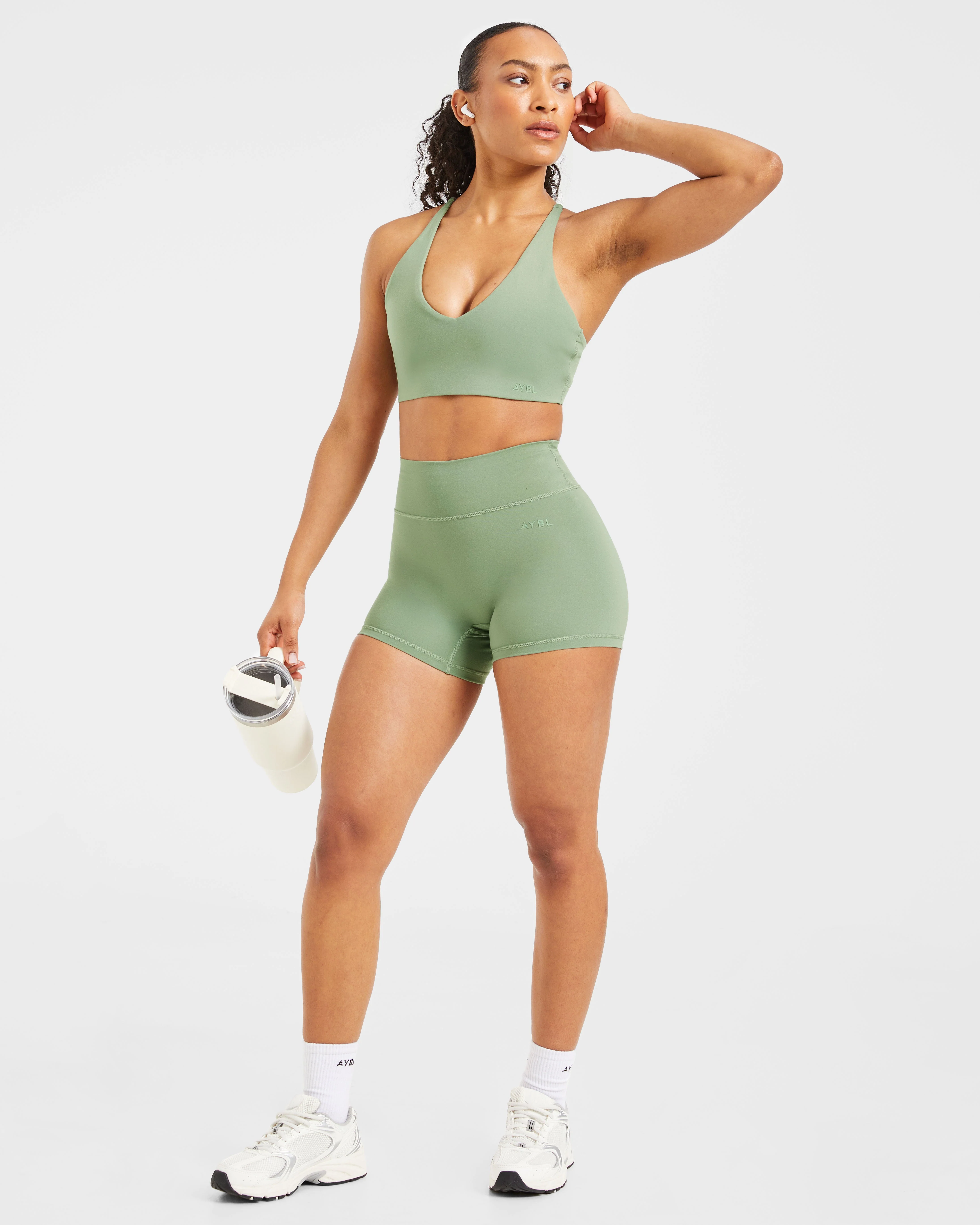 Staple Shorts - Olive Vert - Image 7